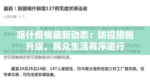 新疆喀什最新疫情动态，防控措施与公众关注